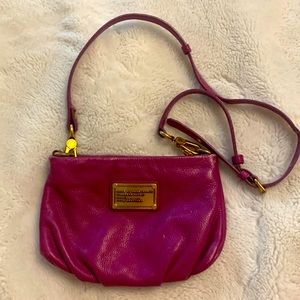 Marc by Marc Jacobs Classic Percy Shoulder Bag in Framboise color